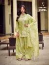 Rupal Vol 1 By Afsana Bemberg Silk Farshi Readymade Salwar Kameez 